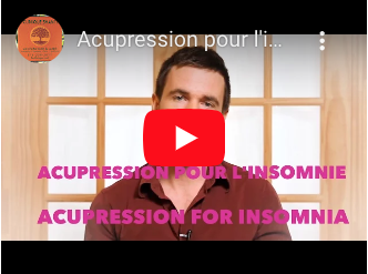 Acupressure for insomnia
